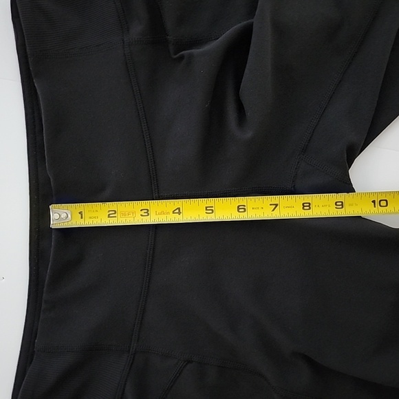 Lululemon Black Clam Digger Crop Pant 17" Inseam Stretch Yoga Athletic  Size 4 - Picture 11 of 12